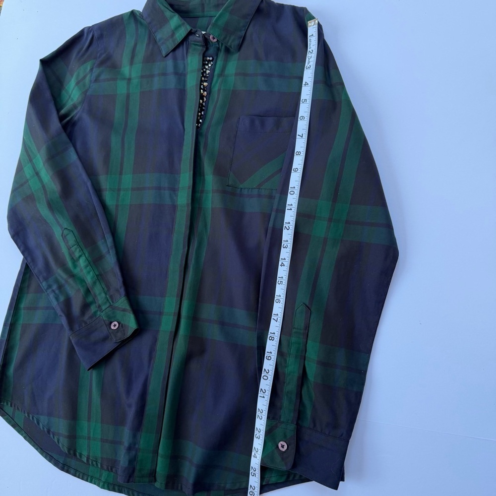 Woman’s Orvis Plaid Long Sleeve Shirt Size 14 - Picture 5 of 8